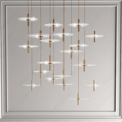 现代吊灯3D模型下载